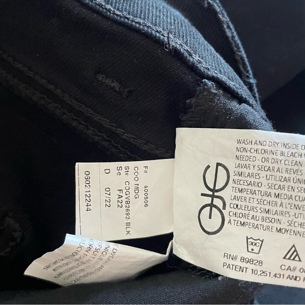 Gloria Vanderbilt Amanda Jeans Women’s 14 Short Black Chic Casual Straight Soft - Picture 11 of 11